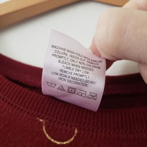 Disney Cold Shoulder Red & Gold Mickey Mouse Top - Picture 5 of 7